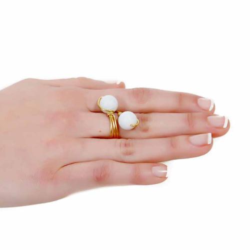 Handmade White Ring